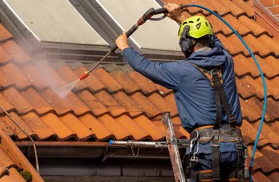 Démoussage et hydrofuge de toiture à Usinens